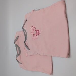 Burt's Bees Pink Baby Gowns